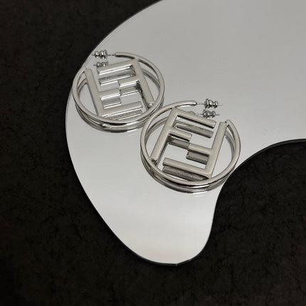 DOUBLE F SILVER EARRINGS