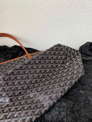 SAINT LOUIS GM 40CM BLACK AND TAN CANVAS