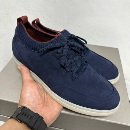 Loro Piana Soho Walk Sneaker Navy Blue