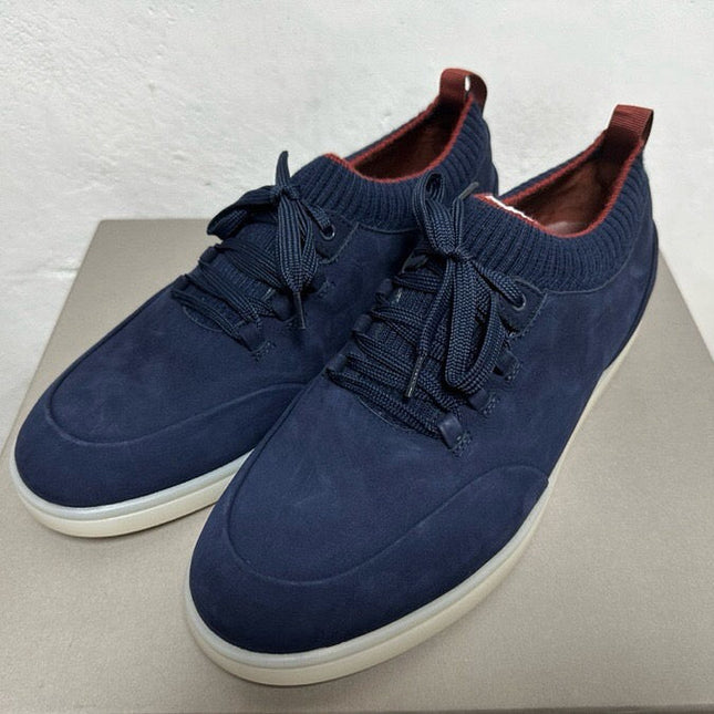 Loro Piana Soho Walk Sneaker Navy Blue