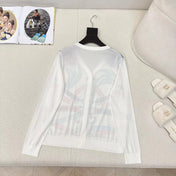 HM 25S Cardigan Tencel Knit Fabric with Rayon Fabric