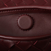 LARGE HOP 54 IN BURGUNDY LAMBSKIN