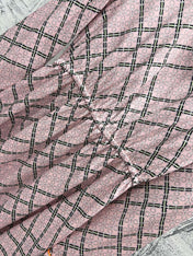 GG Printed Silk Dress Pink Ready To Wear