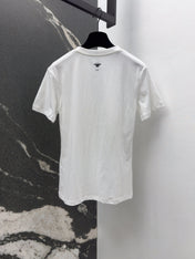 CD T-Shirt White Cotton Style 3