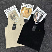 SL Tank Top In Lurex Knit Black