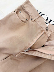 CD 25S STRAIGHT JEANS SMOKY PINK COTTON