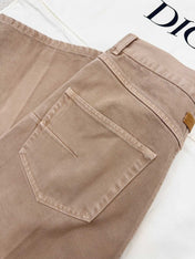 CD 25S STRAIGHT JEANS SMOKY PINK COTTON