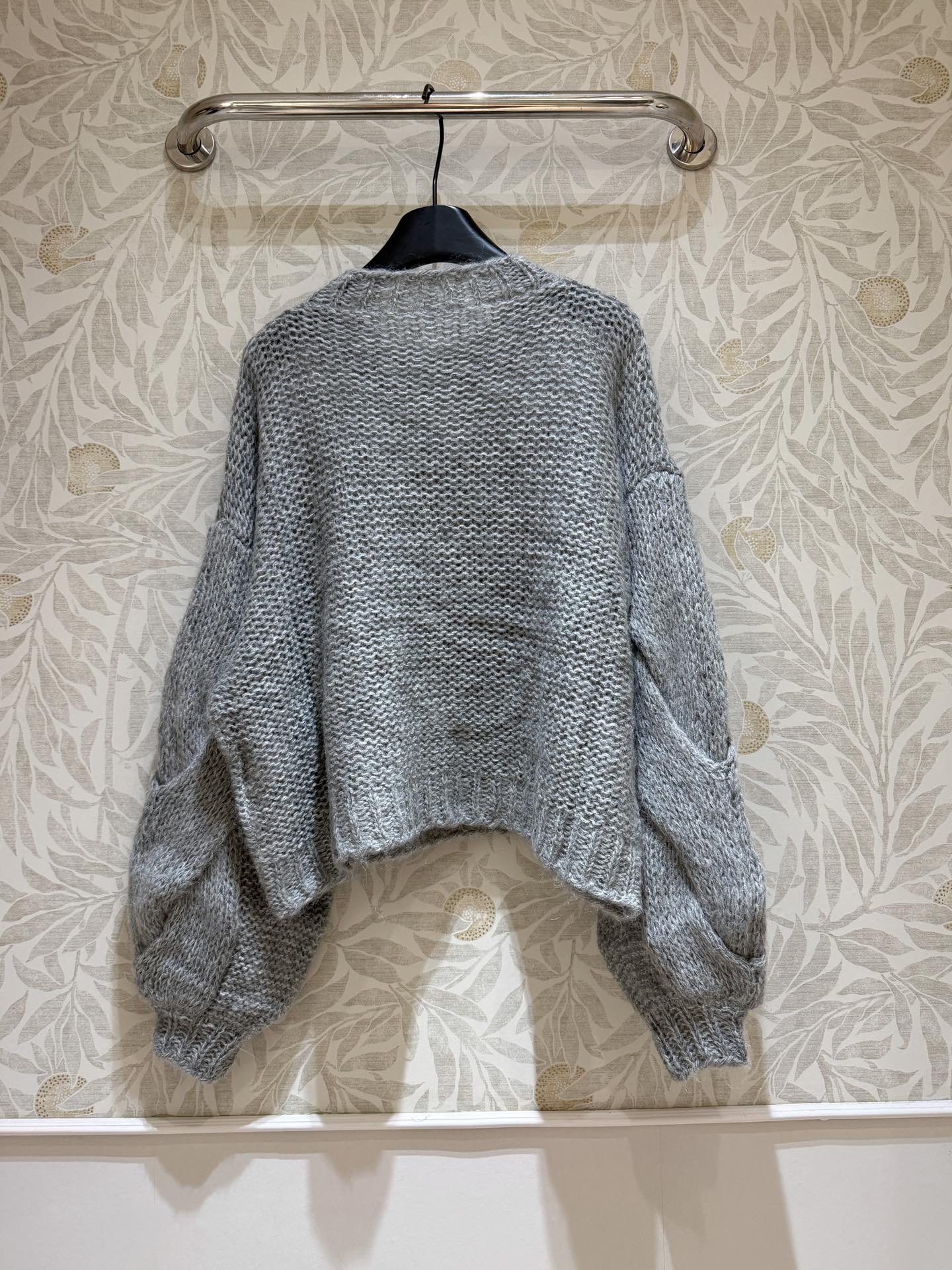 LOEWE SWEATER IN GREY KNITTING