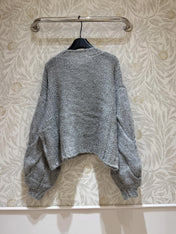 LOEWE SWEATER IN GREY KNITTING