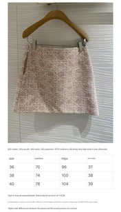 DIOR 25S PLEATED PLAID SKIRT STYLE 058