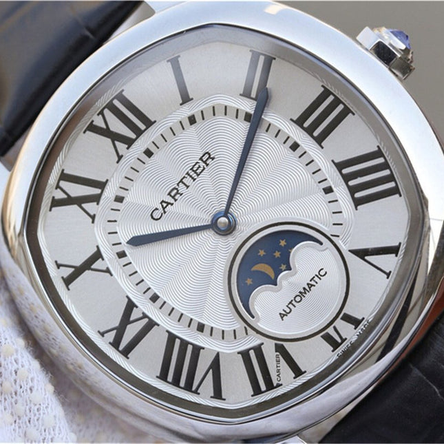 DRIVE DE CARTIER WHITE DIAL MOONPHASE