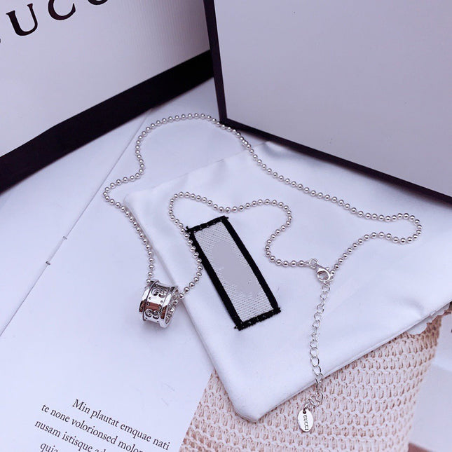 NECKLACE GG ICON WHITE GOLD