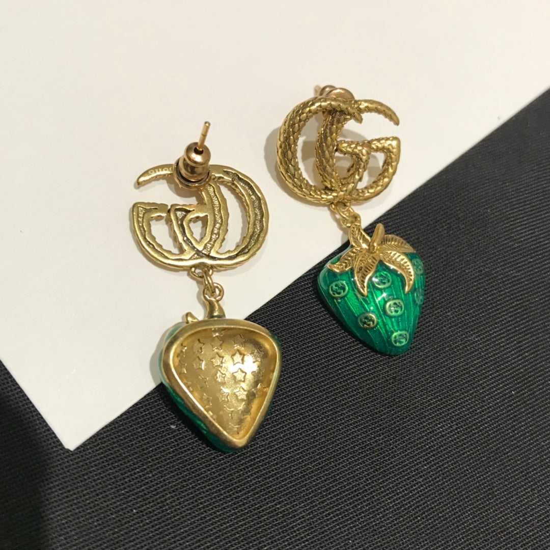 GG STRAWBERRY EARRINGS – Vogolux.com