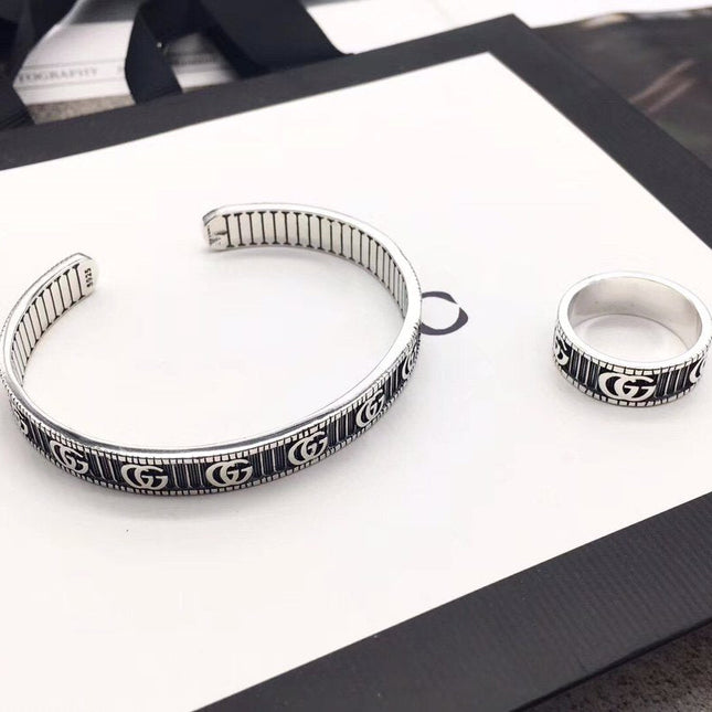 GG BRACELET DOUBLE G SILVER