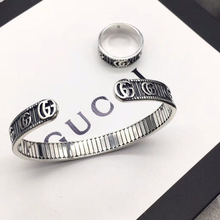 GG BRACELET DOUBLE G SILVER