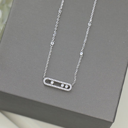 MOVE DIAMOND PAVED NECKLACE