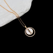 LUCKY MOVE MM NACRE BLANCHE DIAMOND NECKLACE