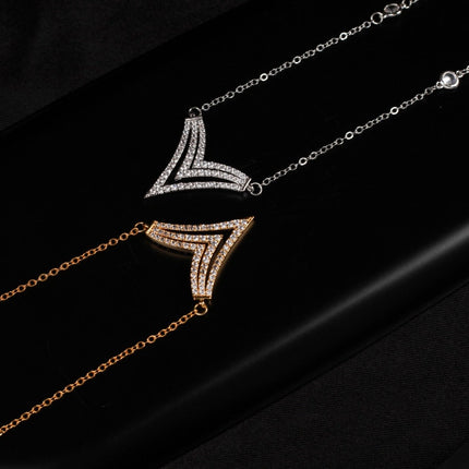 MESSIK HEART DIAMOND NECKLACE