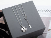LUCKY MOVE PM NECKLACE SILVER DIAMOND