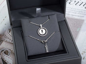LUCKY MOVE PM NECKLACE SILVER DIAMOND