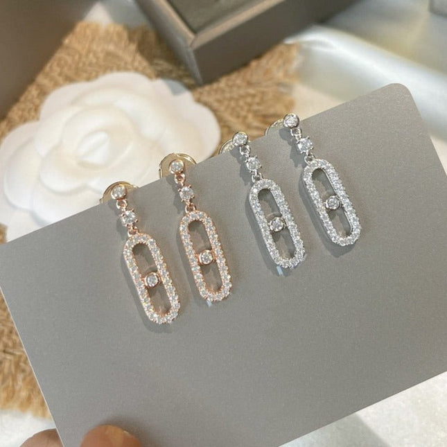 DORMEUSES MOVE UNO DIAMOND EARRINGS