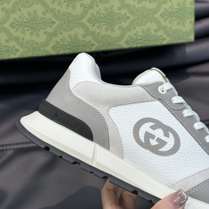 GG TRAINERS GREY WHITE