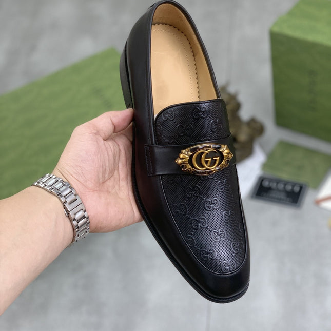 GG MEN'S LOAFER BLACK COWHIDE