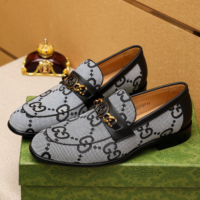 GG LOAFERS JORDAAN MAXI BLACK WHITE