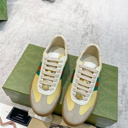 GG SNEAKERS ARDESIA YELLOW LEATHER