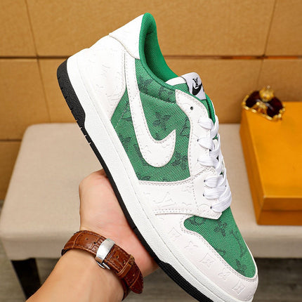 AIR FORCE LV MONOGRAM SNEAKER WHITE GREEN