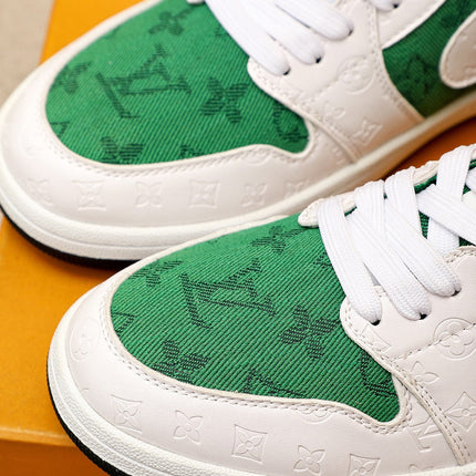 AIR FORCE LV MONOGRAM SNEAKER WHITE GREEN