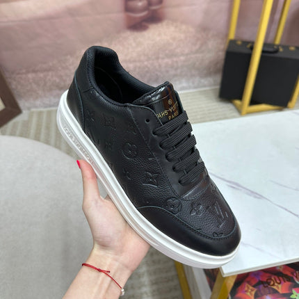 LV MENS MATCH UP SNEAKER MONOGRAM BLACK