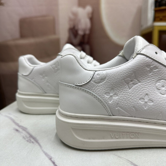 LV MENS MATCH UP SNEAKER MONOGRAM WHITE