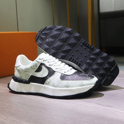 LV SNEAKER MONOGRAM BLACK WHITE