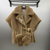 MAX MARA COAT IN TAN BROWN FUR