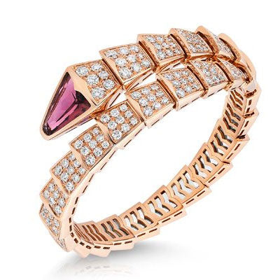 SERPENTI BRACELET 8MM ROSE GOLD DIAMOND