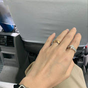 COMETE RING SILVER DIAMOND