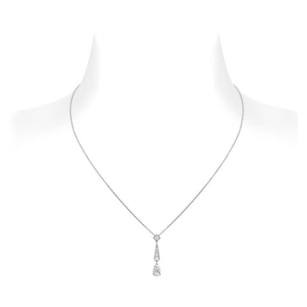 JOSEPHINE SILVER DIAMOND NECKLACE