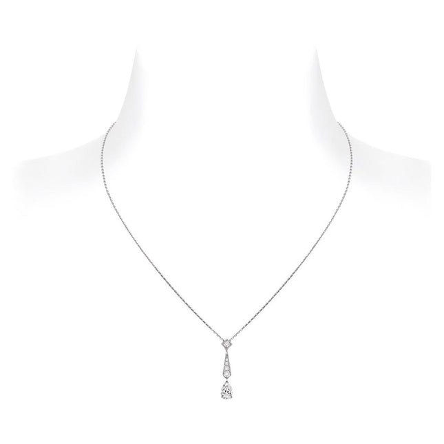 JOSEPHINE SILVER DIAMOND NECKLACE