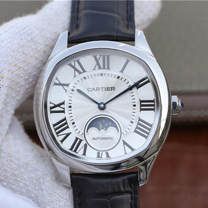 DRIVE DE CARTIER WHITE DIAL MOONPHASE