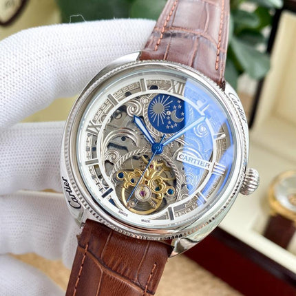 DRIVE DE CARTIER 42MM SKELETON DIAL