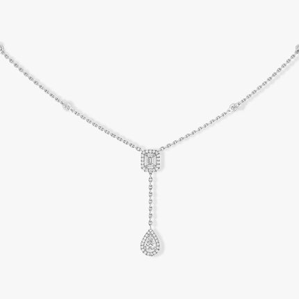 MY TWIN CRACATE DIAMOND NECKLACE