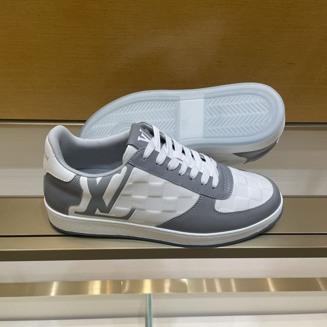 LV RIVOLI SNEAKER MEN GREY WHITE