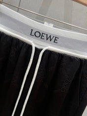 Loewe 25 logo Embossed Trousers Cotton