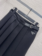 PRADA 25S LONG PLEATED SKIRT 211