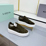 TOM FORD 26S SNEAKER HOGAN IN MOSS GREEN SUEDE