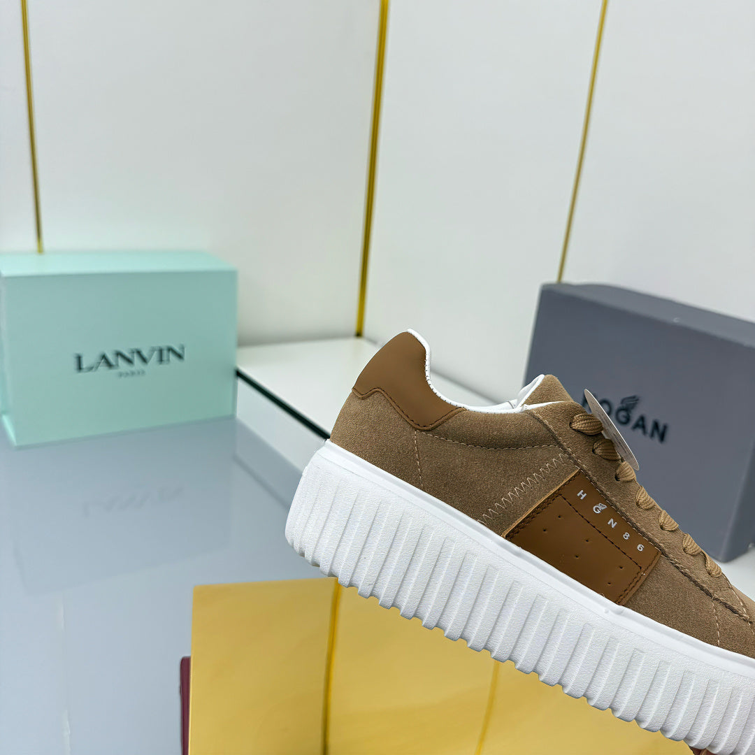 TOM FORD 26S SNEAKER HOGAN IN BROWN SUEDE