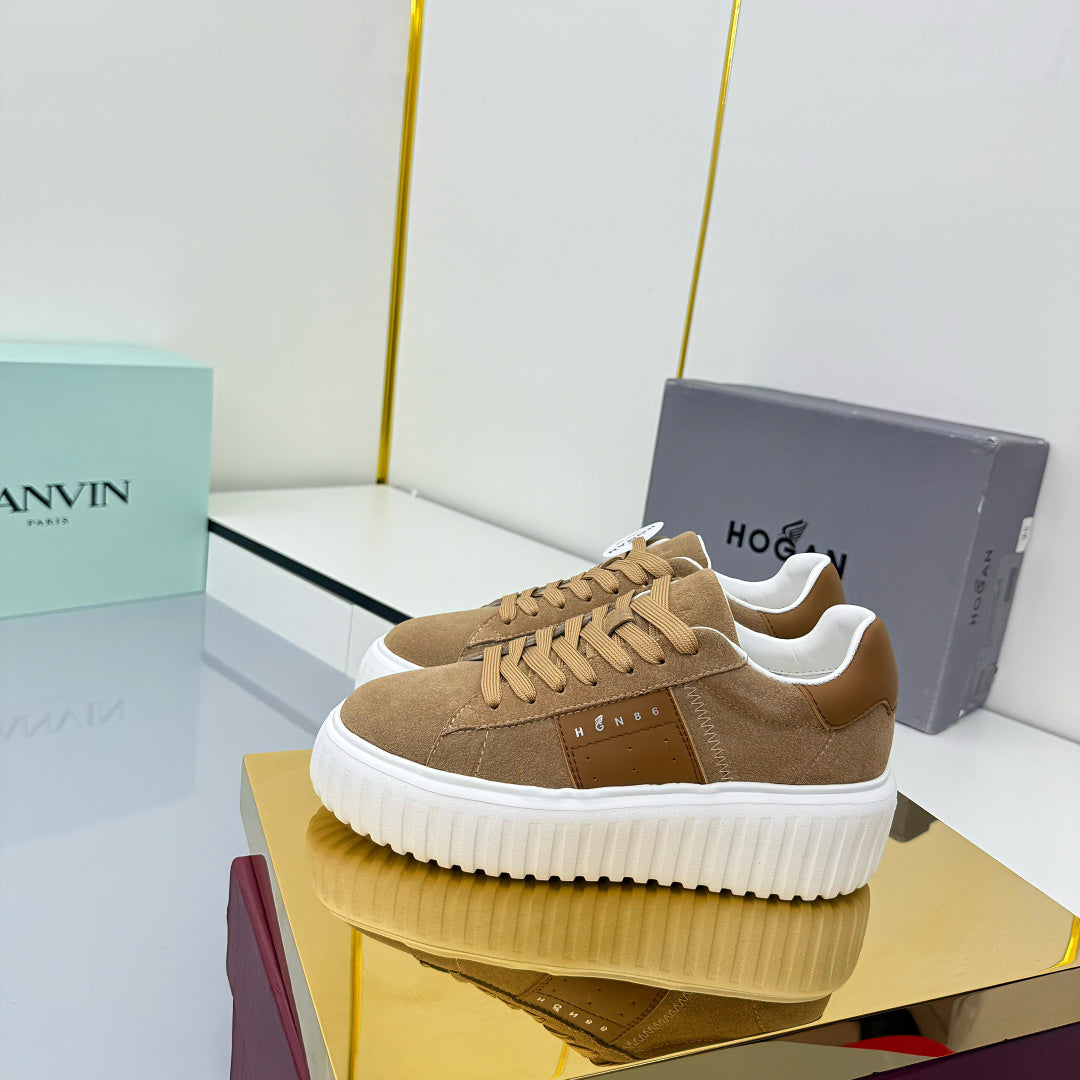 TOM FORD 26S SNEAKER HOGAN IN BROWN SUEDE