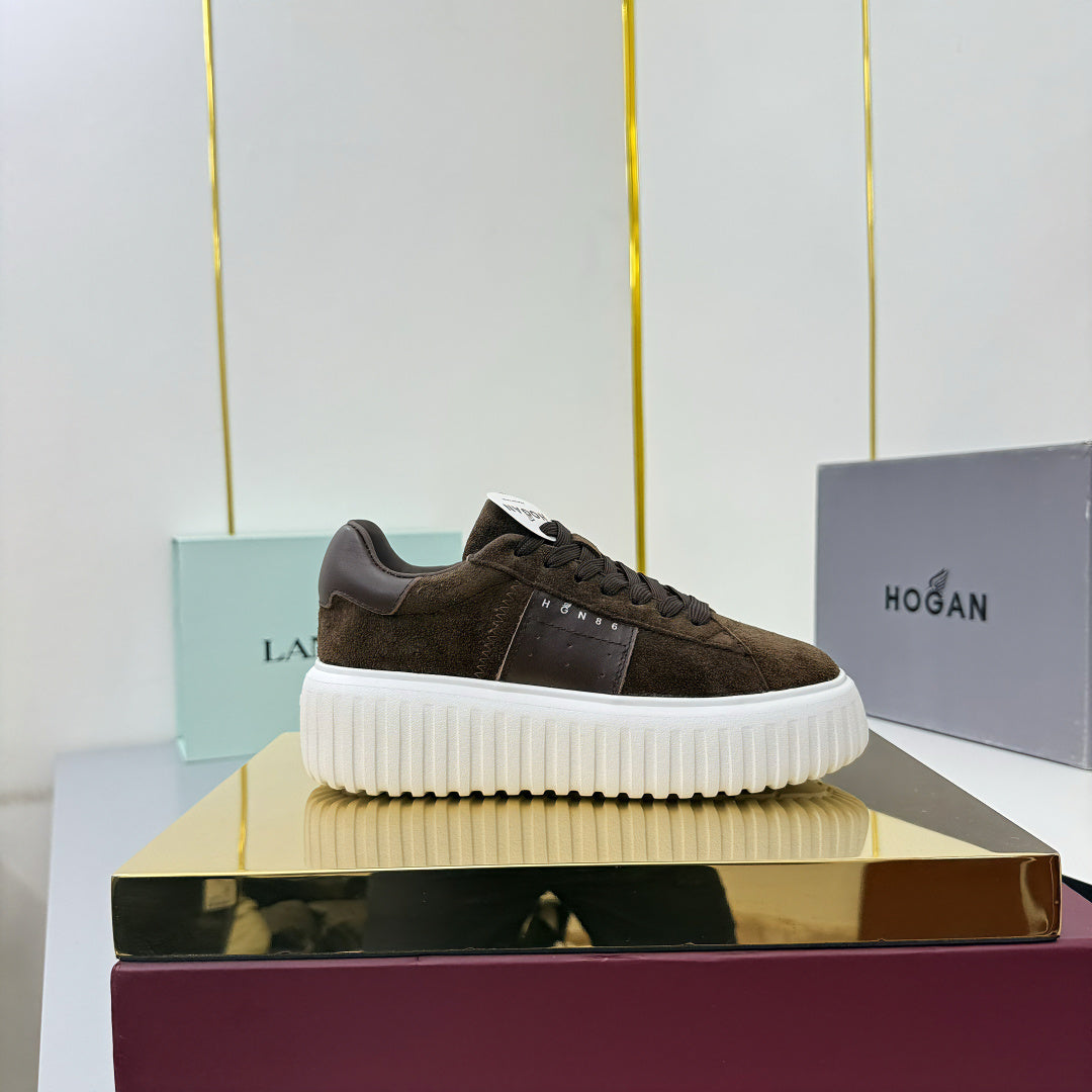 TOM FORD 26S SNEAKER HOGAN IN DARK BROWN SUEDE