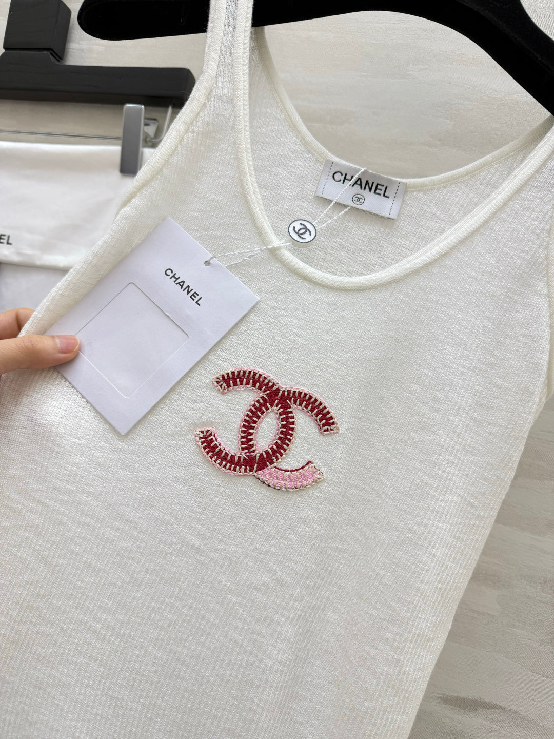 CHANEL 26S KNIT CAMISOLE TOP 1443
